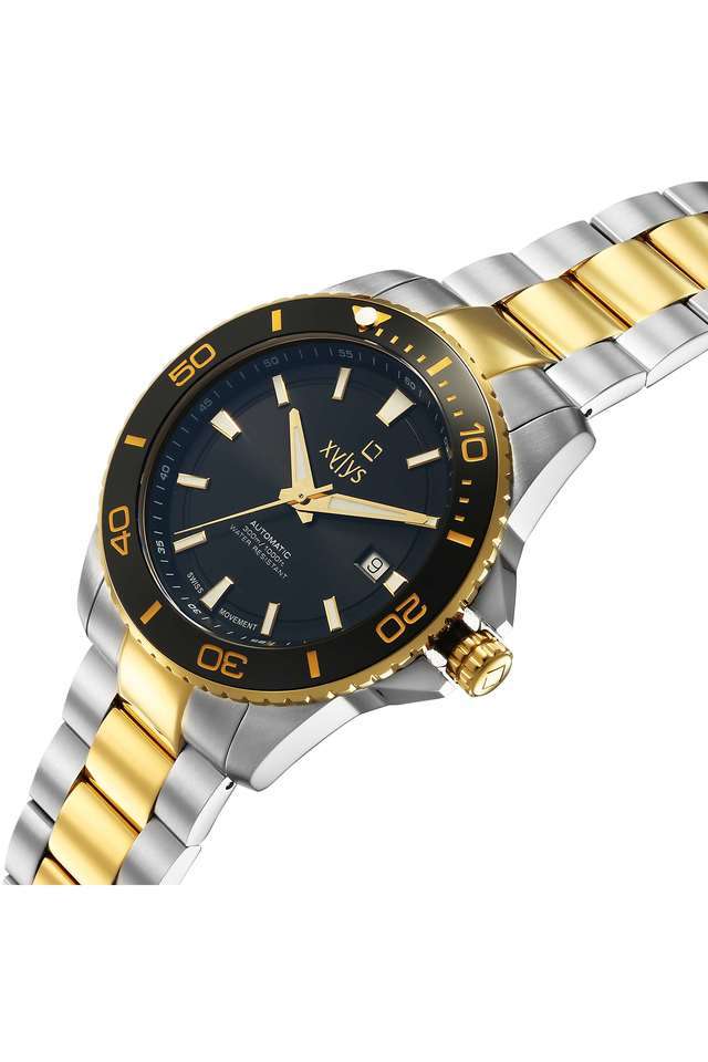 Buy XYLYS Black Xiphias 43 mm Black Dial Metal Analogue Wrist