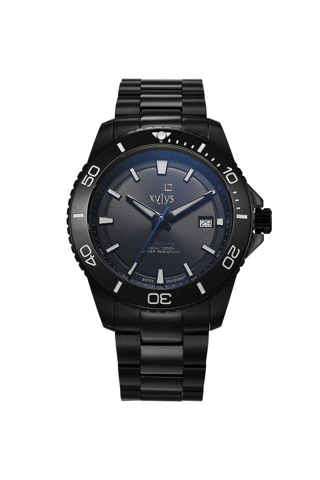 Xiphias-43-mm-Black-Dial-Metal-Analogue-Wrist-Watch-for-Men---40063NM01E