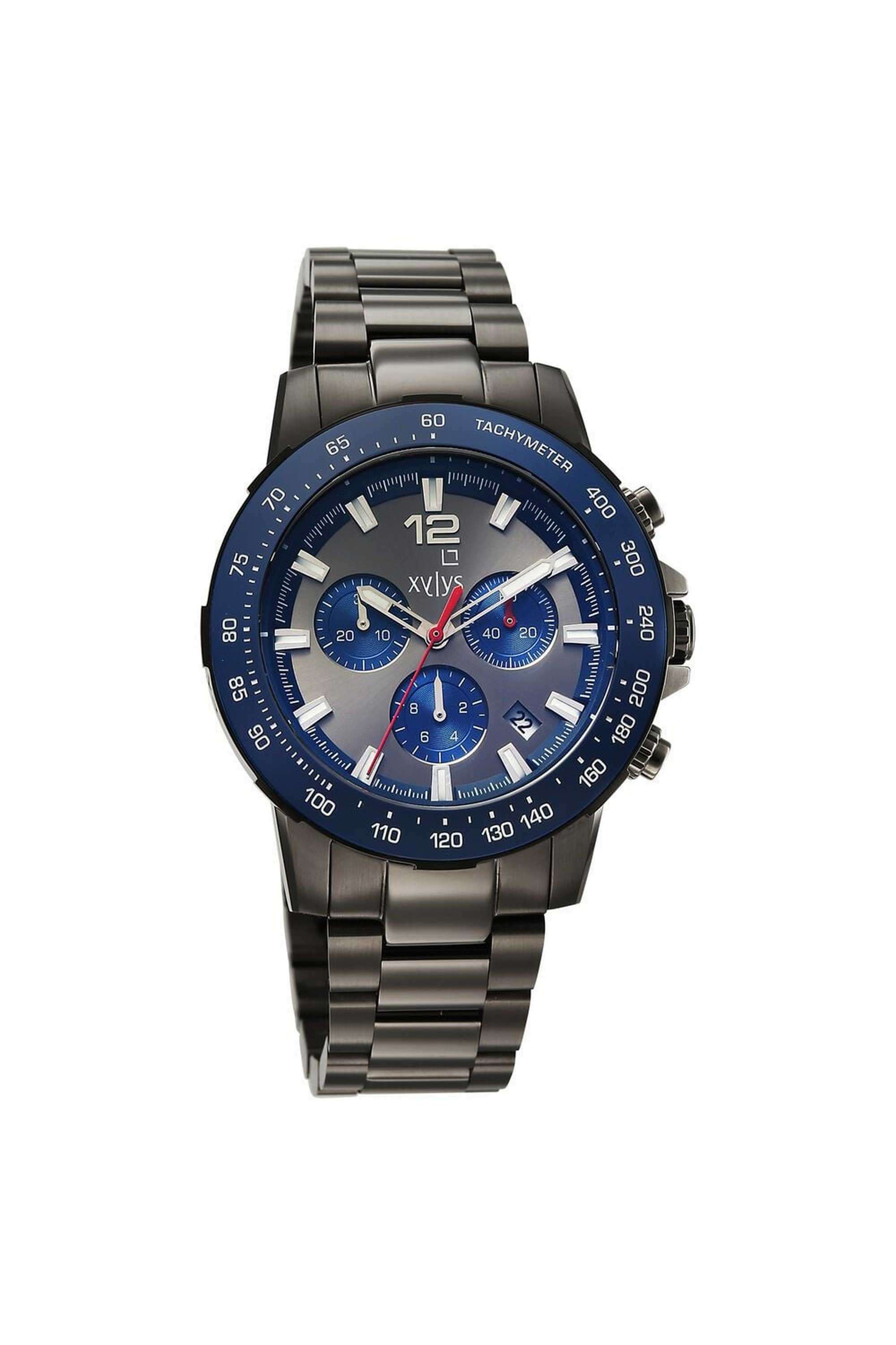 みい様　ViageAir［オリーブグレー］LUNA［ダスティネイビー］ Buy XYLYS Grey Lightning 42.7 mm Grey Dial Stainless Steel