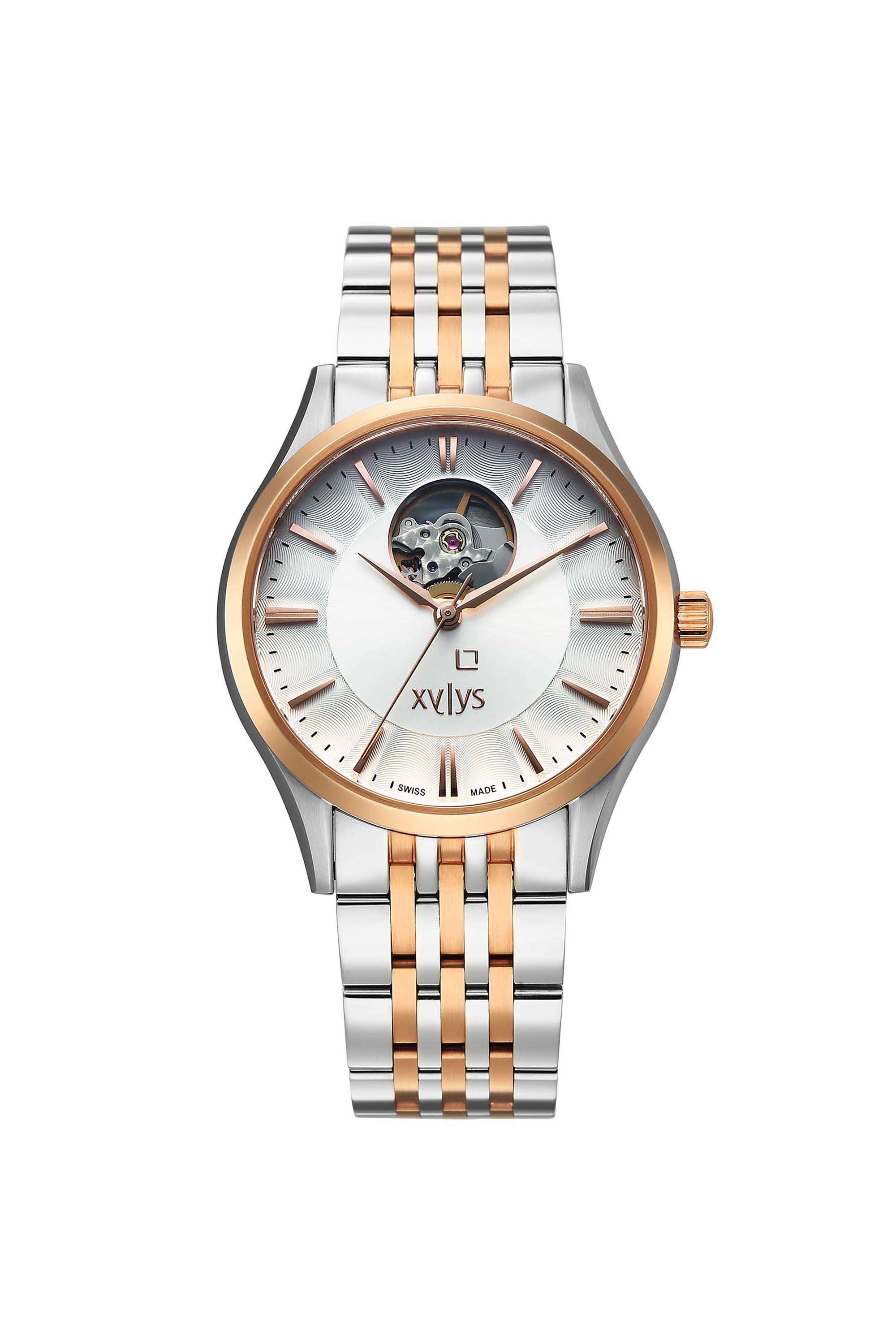 Belvedere-40-mm-Silver-Dial-Stainless-Steel-Analogue-Watch-For-Men---40069KM01