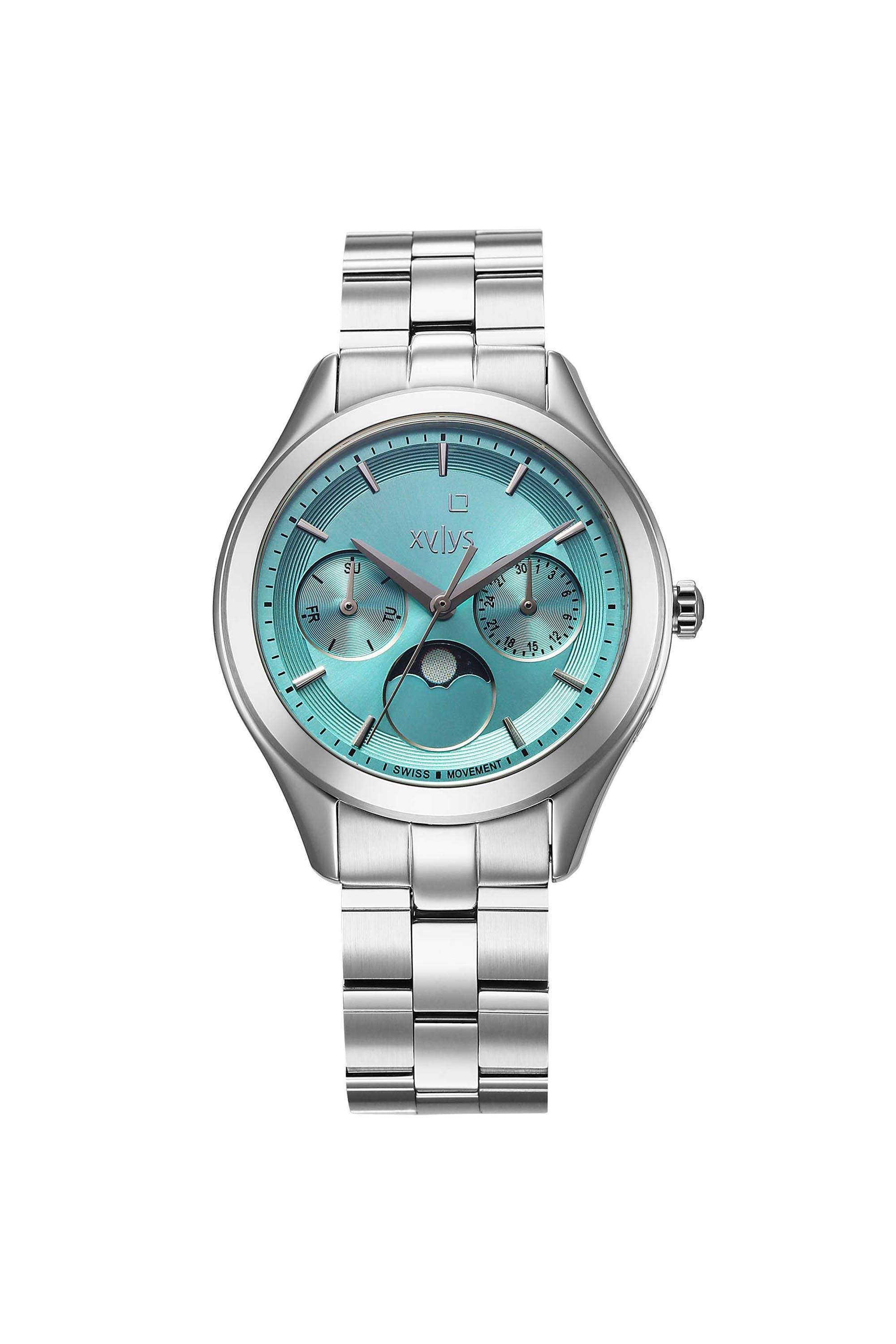 Amaris-35-mm-Blue-Dial-Stainless-Steel-Analogue-Watch-For-Women---45017SM03E