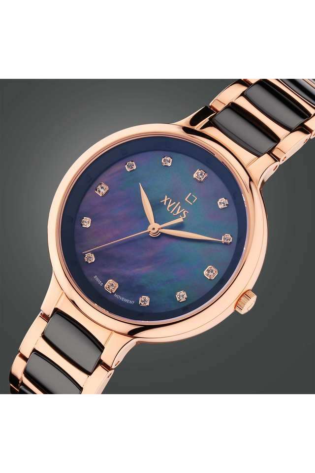 Melange-44x7.80x37-mm-Black-Dail-Ceramic-Analogue-Watch-for-Women---45022KD02E