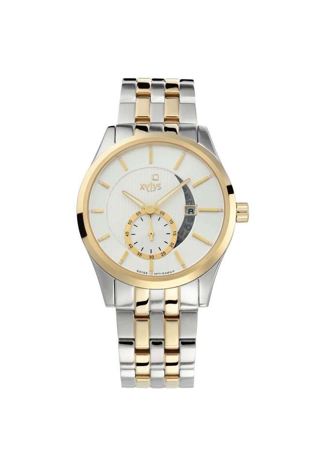 Buy XYLYS NoColour Swiss Quartz 49.20x10.80x42.00 mm Silver Dial