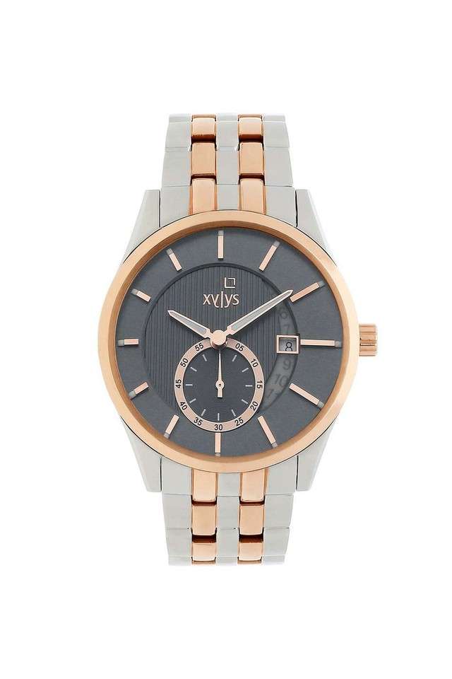 Buy XYLYS NoColour Swiss Quartz 49.20x10.80x42.00 mm Grey Dial
