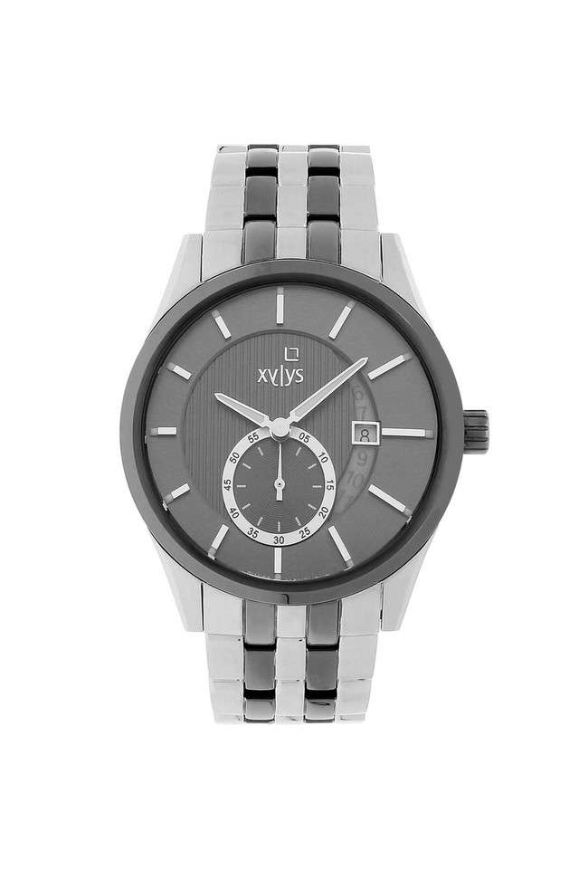 Buy XYLYS NoColour Swiss Quartz 49.20x10.80x42.00 mm Grey Dial