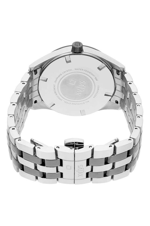 Buy XYLYS NoColour Swiss Quartz 49.20x10.80x42.00 mm Grey Dial