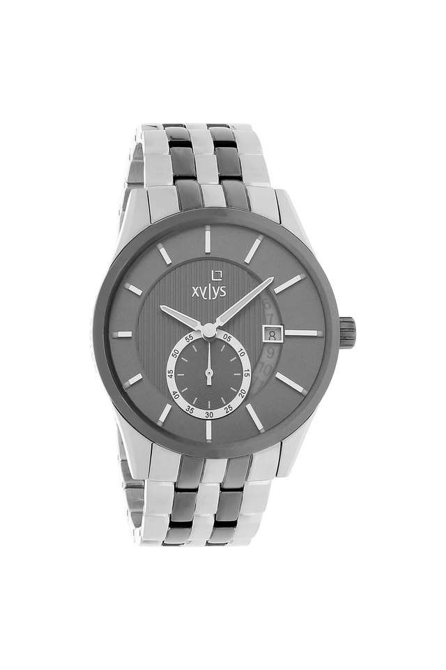 Buy XYLYS NoColour Swiss Quartz 49.20x10.80x42.00 mm Grey Dial