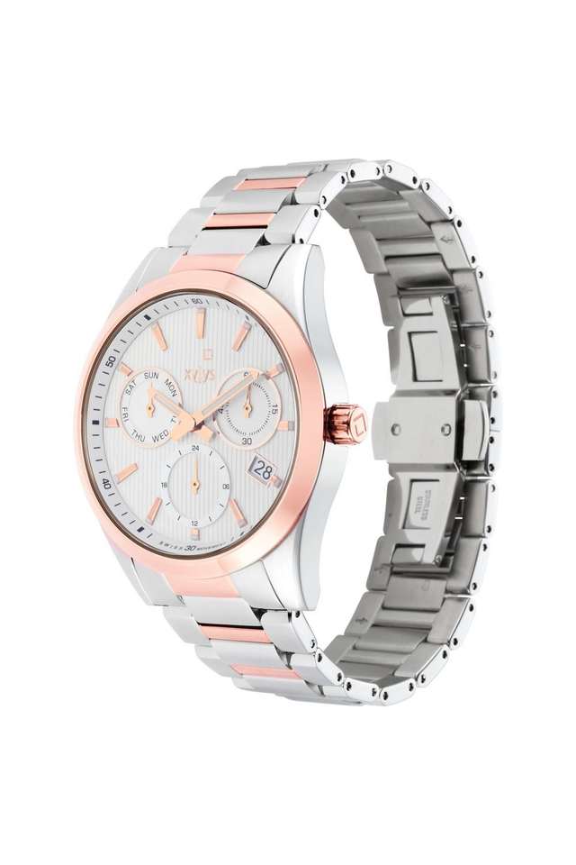 Buy XYLYS NoColour Swiss Quartz 50.00x11.40x42.00 mm White Dial