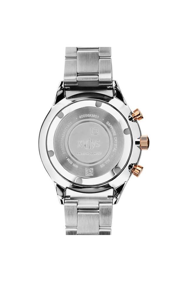 Buy XYLYS Blue Swiss Quartz 43 mm Blue Dial Stainless Steel