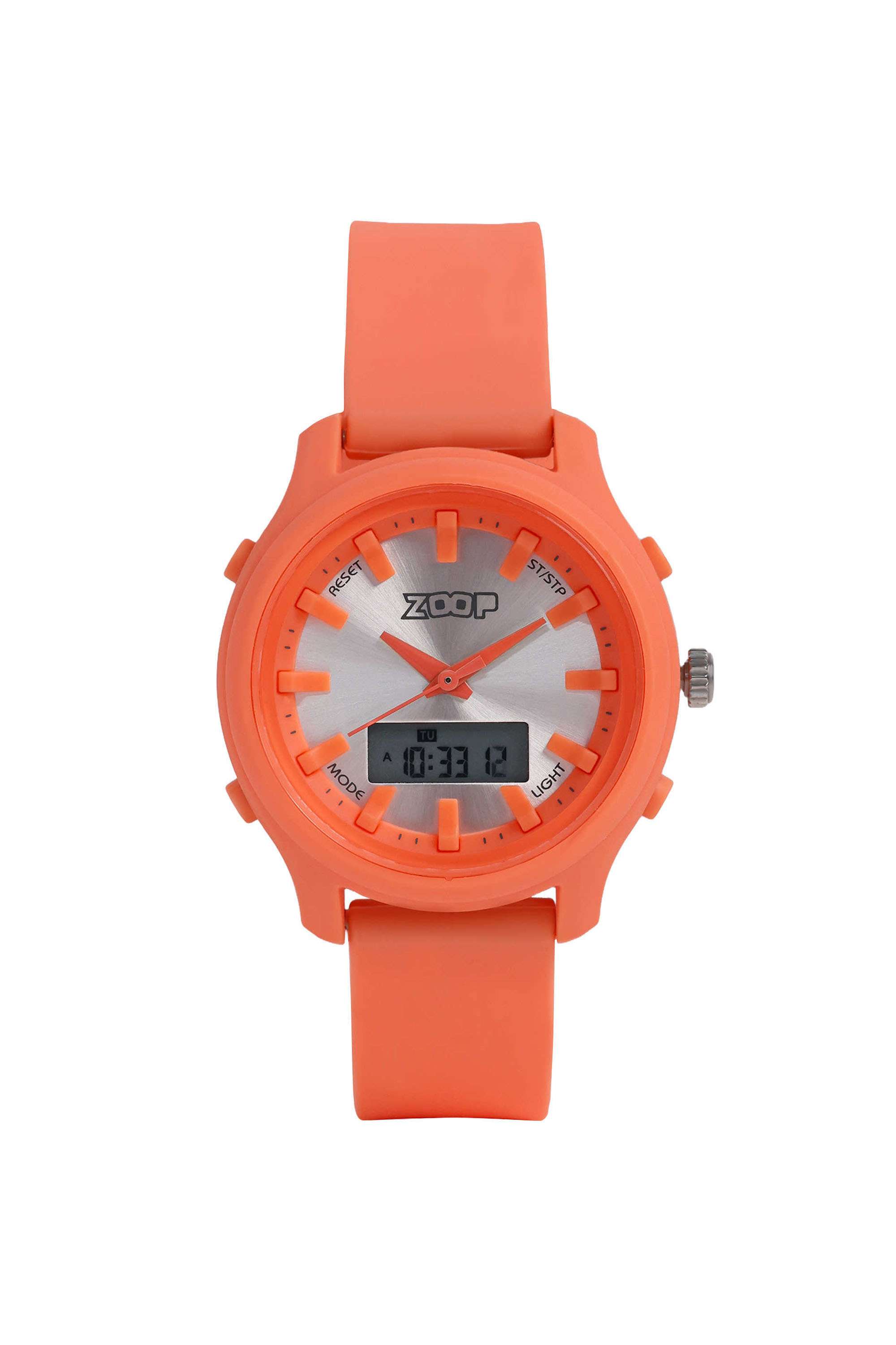 Pastel-Pop-Ana-Digi-40-mm-Silver-Dial-Silicone-Digital-Watch-For-Unisex---16046PP01
