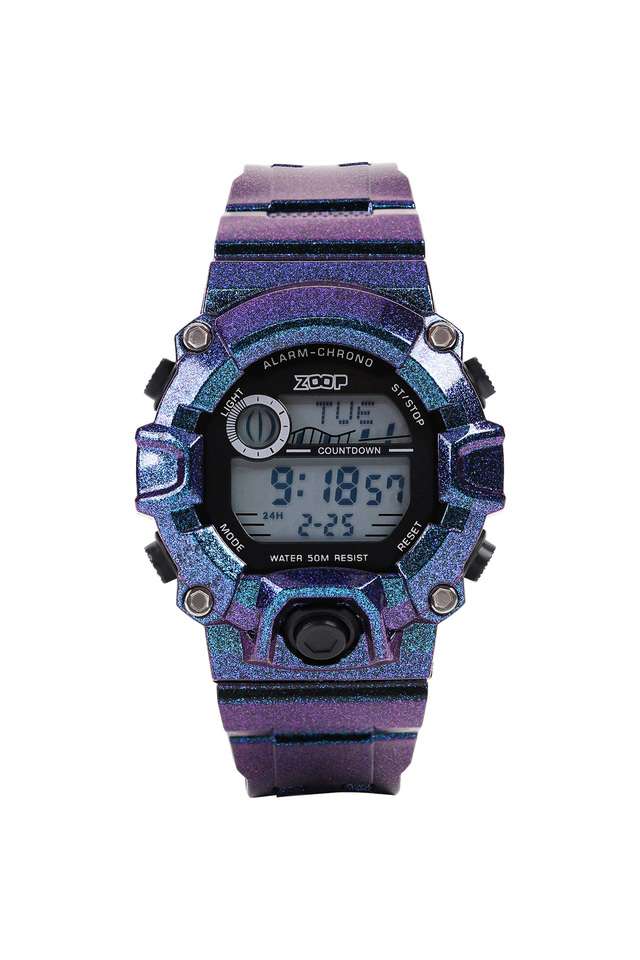 Tech-Digital-42.8-mm-Multicolour-Dial-Plastic-Digital-Unisex-Wrist-Watch---16051PP01