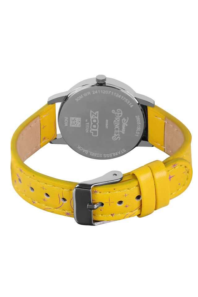 Princess-30.4-mm-Silver-Dial-Leather-Analogue-Unisex-Watch---26048SL01