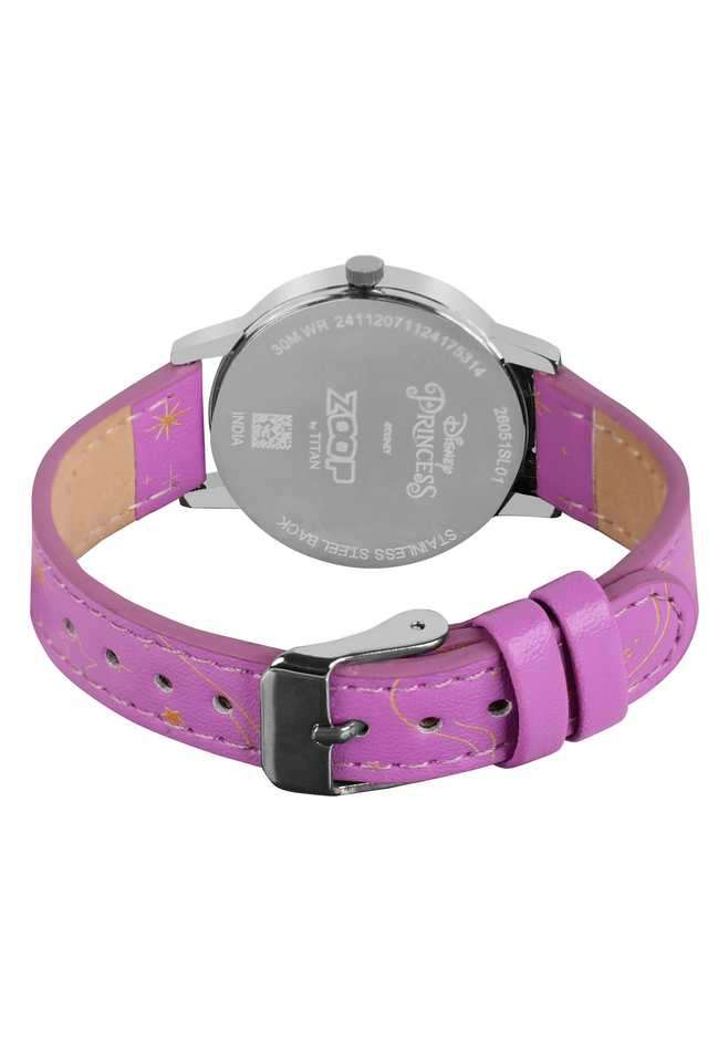 Princess-30.4-mm-Silver-Dial-Leather-Analogue-Unisex-Watch---26049SL01