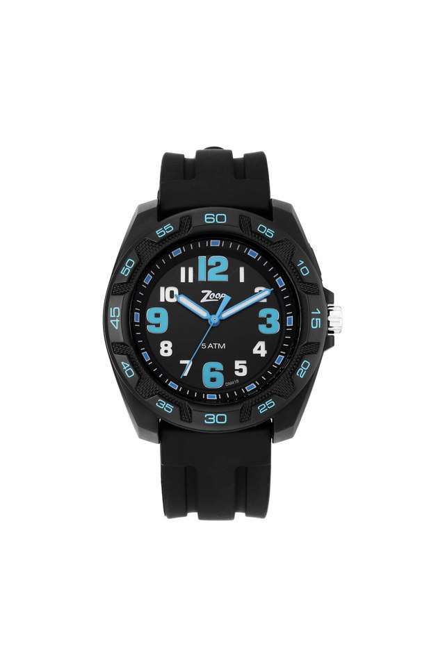 Boys-45-mm-Zoop-Glow-Black-Dial-Silicone-Analogue-Watch---NP16016PP02