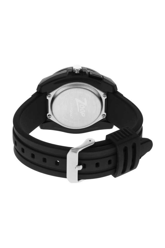 Boys-45-mm-Zoop-Glow-Black-Dial-Silicone-Analogue-Watch---NP16016PP02