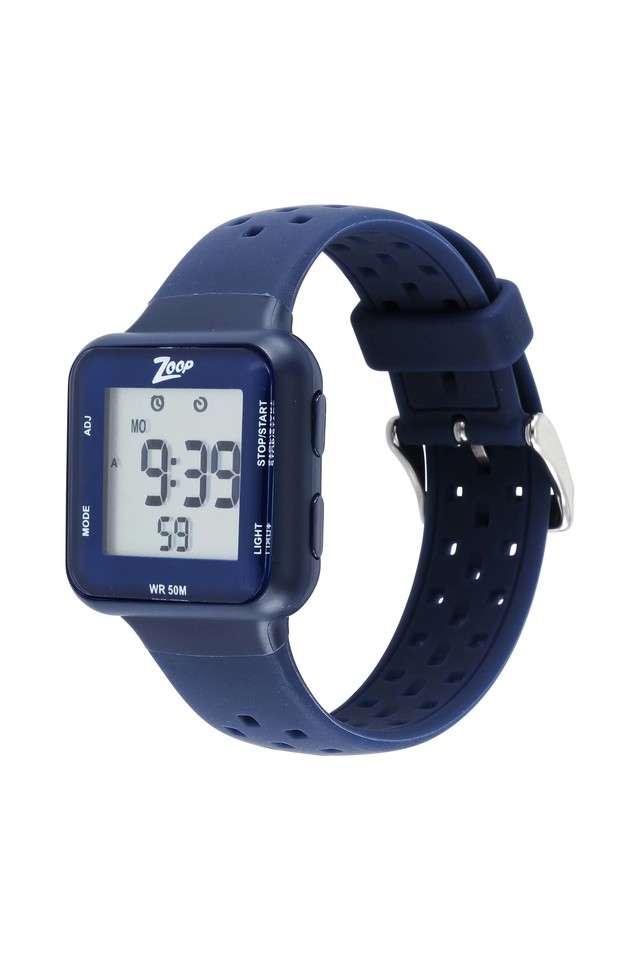 Kids-Unisex-Silver-Dial-Silicone-Digital-Watch