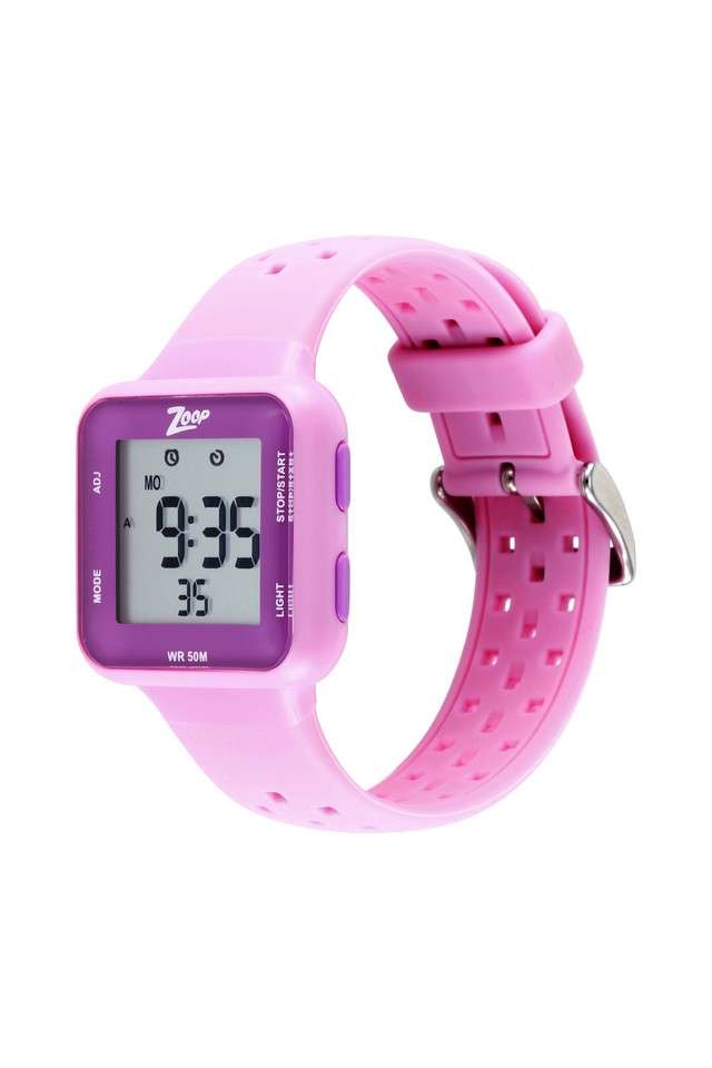 Kids-Unisex-Silver-Dial-Silicone-Digital-Watch