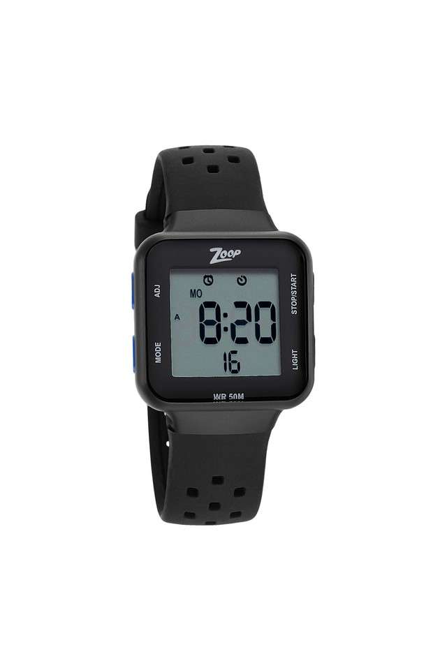 Kids-Unisex-Silver-Dial-Silicone-Digital-Watch