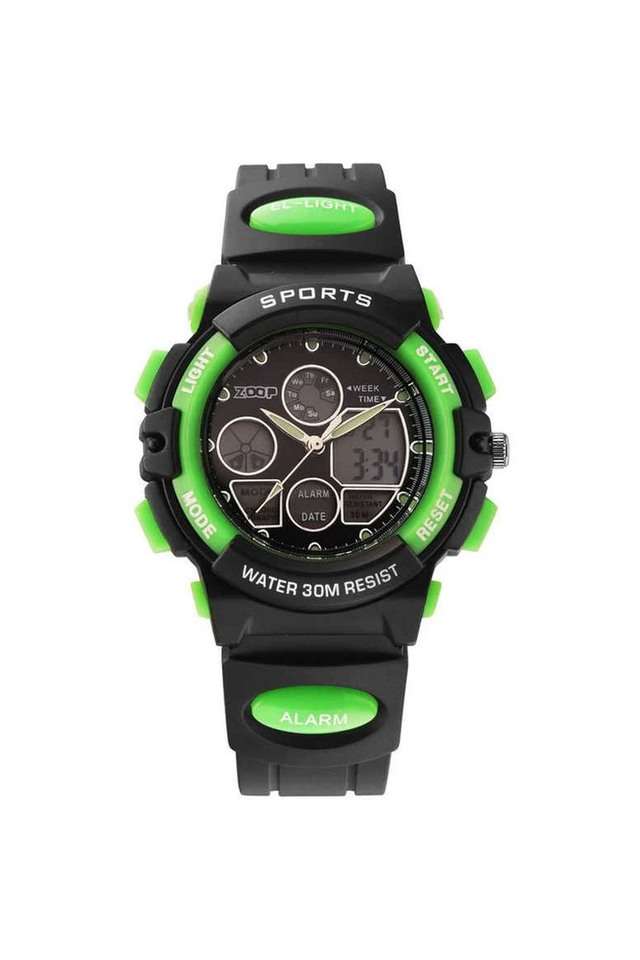 ANA-DIGI-II-42-x-38-x-16-mm-Black-Dial-Polyurethane-Analogue-Watch-For-Men---16033PP03W