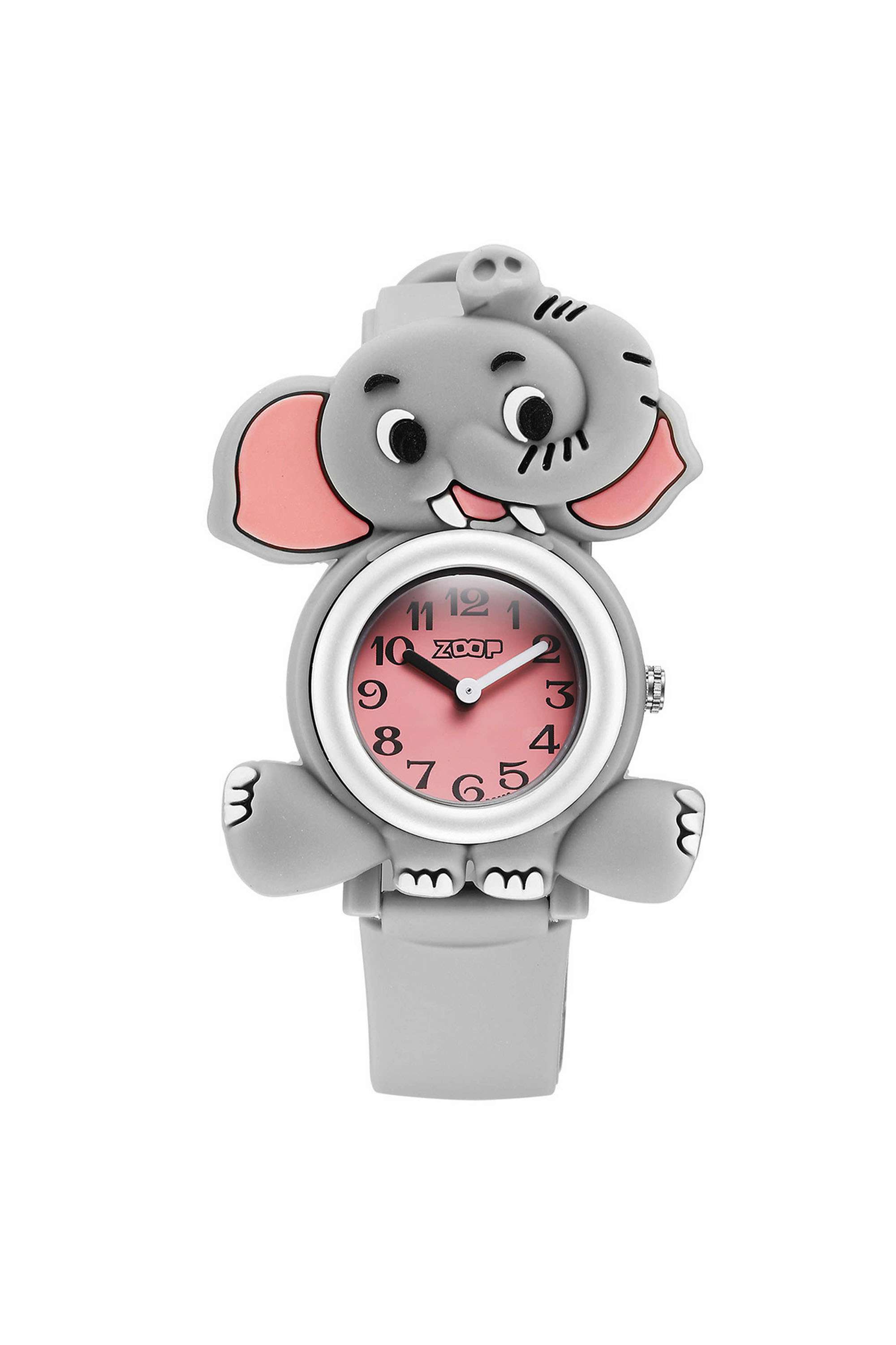 Friends-From-Nature-28-mm-Quartz-Analogue-Watch-For-Unisex---Pink-Dial-with-Grey-Plastic-Strap-(NT16037PP01)