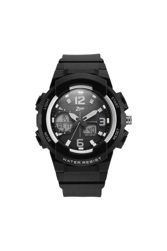Kids-44.1-x-44.1-x-19-mm-Black-Dial-Plastic-Analog-Digital-Watch---26026PP02W