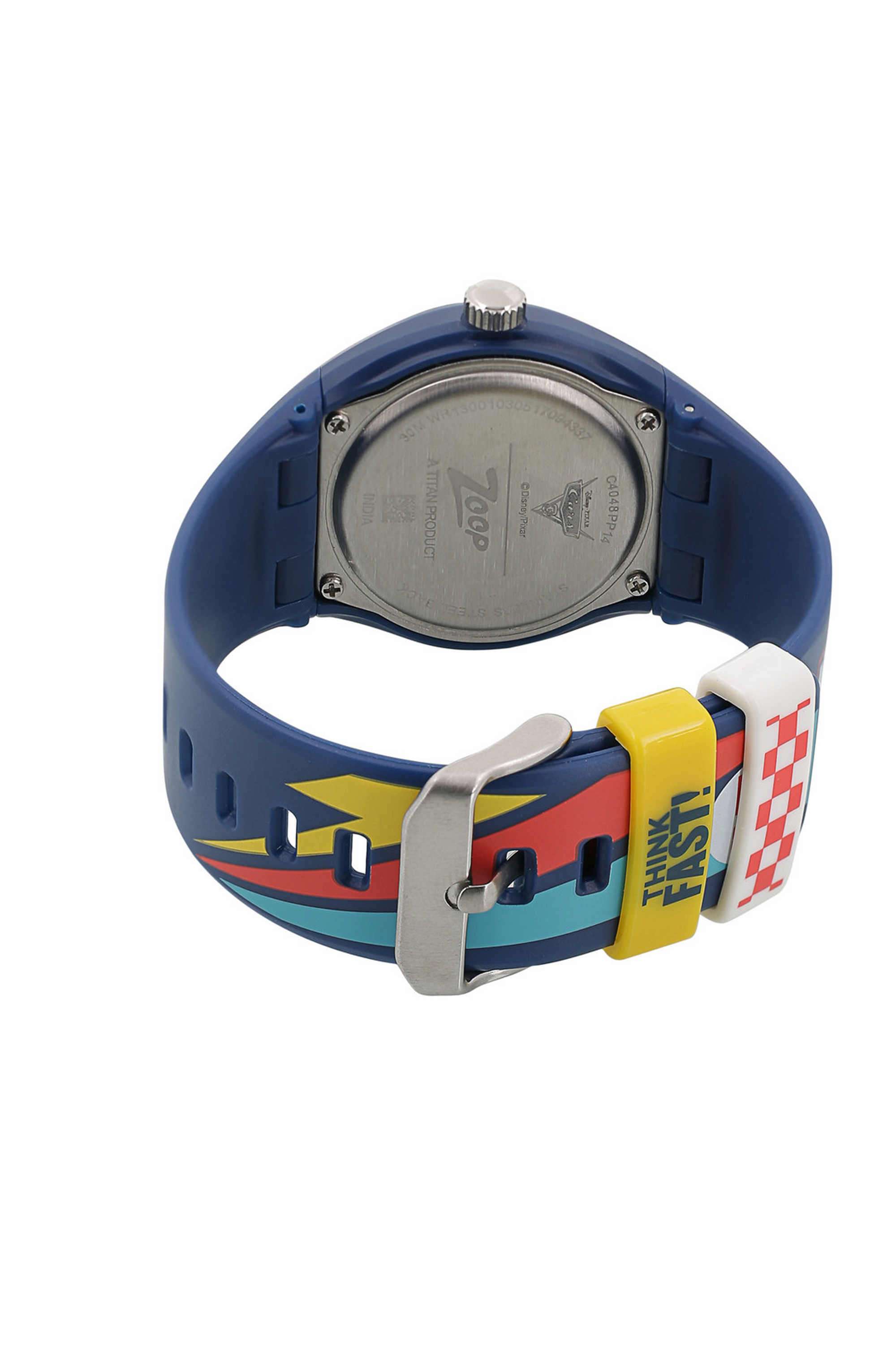 Buy Zoop blue Disney 38 mm Quartz Analogue Watch For Boys - Blue