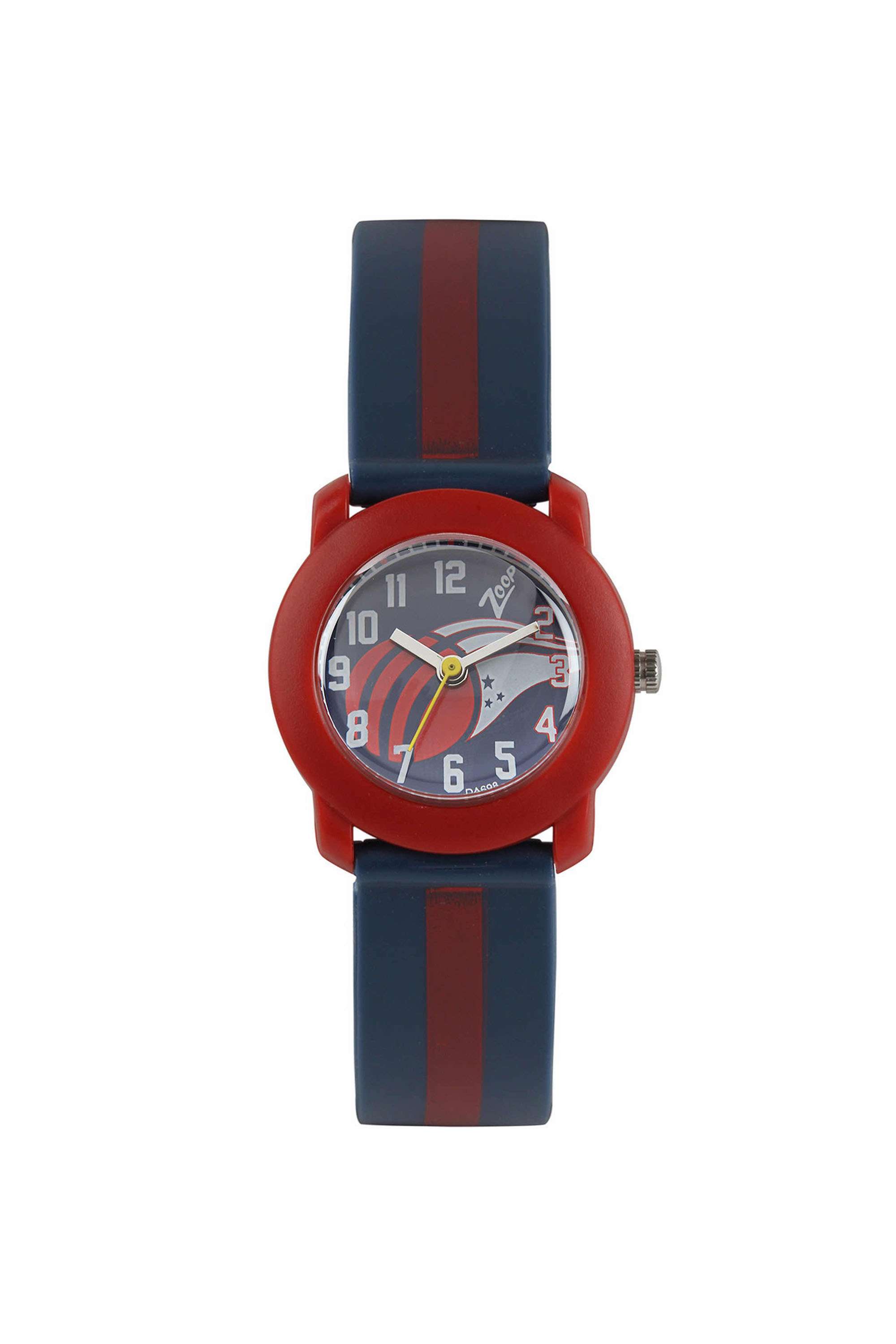38-mm-Quartz-Analogue-Watch-For-Unisex---Blue-Dial-with-Blue-Plastic-Strap-(NUC3025PP16)